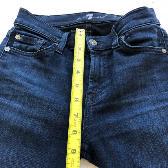7 For All Mankind skinny Jeans, Size 24 - Picture 5 of 6